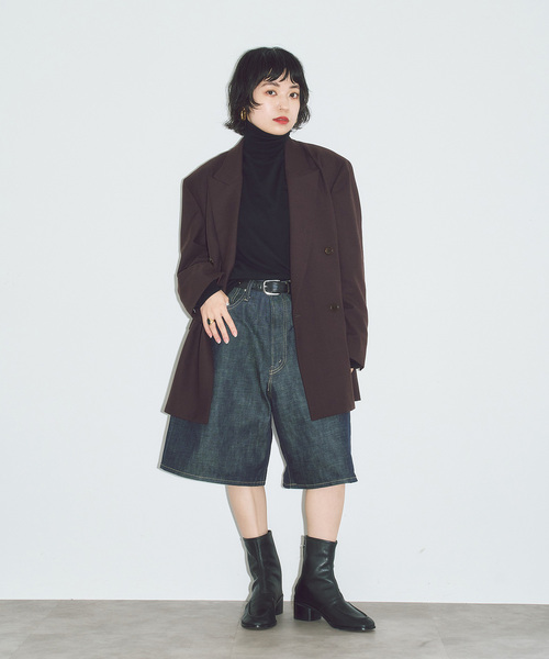 CITYSHOP（シティーショップ）の「DOUBLE OVER ジャケット（その他アウター・レディース・ブラック/ブラウン・38/36）」の14枚目の写真
