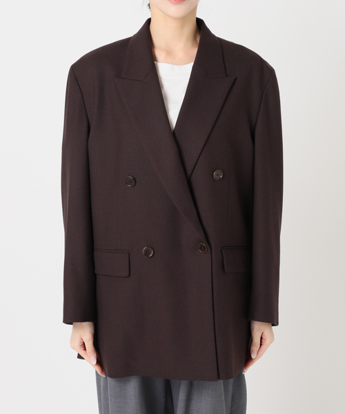 CITYSHOP（シティーショップ）の「DOUBLE OVER ジャケット（その他アウター・レディース・ブラック/ブラウン・38/36）」の16枚目の写真