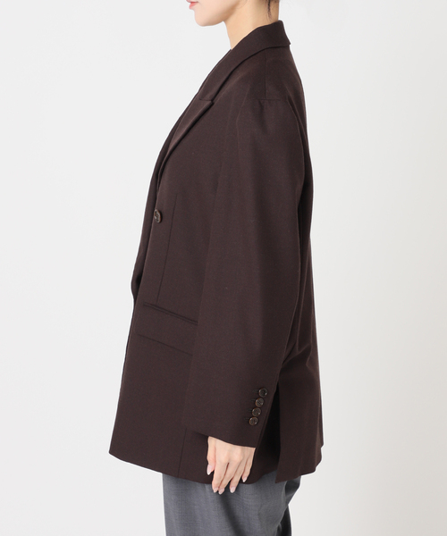 CITYSHOP（シティーショップ）の「DOUBLE OVER ジャケット（その他アウター・レディース・ブラック/ブラウン・38/36）」の17枚目の写真