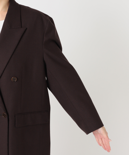 CITYSHOP（シティーショップ）の「DOUBLE OVER ジャケット（その他アウター・レディース・ブラック/ブラウン・38/36）」の21枚目の写真