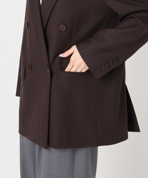 CITYSHOP（シティーショップ）の「DOUBLE OVER ジャケット（その他アウター・レディース・ブラック/ブラウン・38/36）」の22枚目の写真