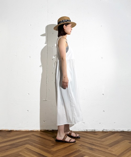 MAISON SELECT(メゾンセレクト)の「6C95 バックリボンワンピ&レースキャミセット(ワンピース・レディース・ライトブルー/ブラック/ホワイト/グレー・FREE)」の8枚目の写真