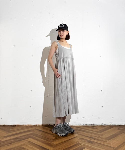 MAISON SELECT(メゾンセレクト)の「6C95 バックリボンワンピ&レースキャミセット(ワンピース・レディース・ライトブルー/ブラック/ホワイト/グレー・FREE)」の15枚目の写真