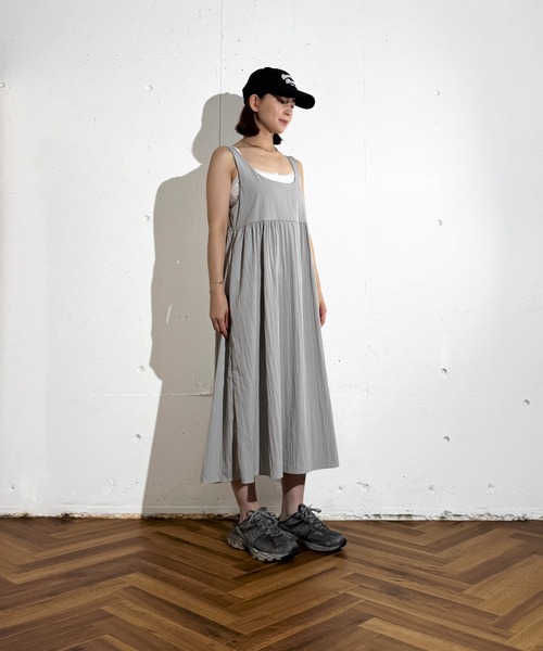 MAISON SELECT(メゾンセレクト)の「6C95 バックリボンワンピ&レースキャミセット(ワンピース・レディース・ライトブルー/ブラック/ホワイト/グレー・FREE)」の17枚目の写真