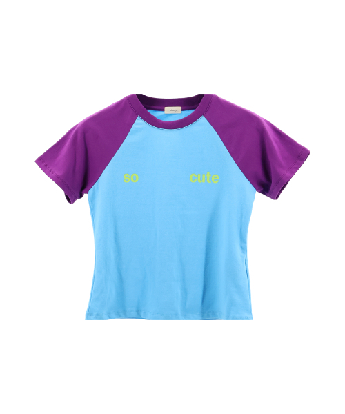 KIKOZY(キコジ)の「ソーキュートラグランTシャツパープル(Tシャツ/カットソー・レディース・パープル・FREE)」の4枚目の写真
