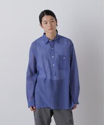 YLEVE｜イレーヴのシャツ/ブラウス（ブルー・ネイビー/青色系・無地