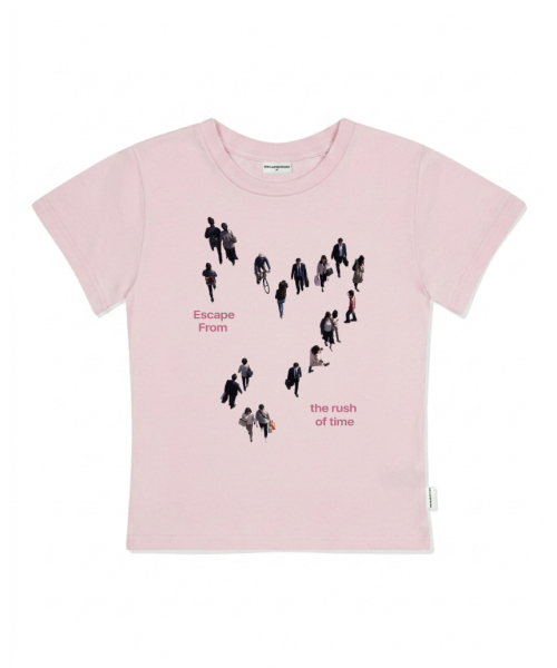 ESCAPEFROM（エスケープフロム）の「ラッシュオブタイムプリントスリムフィット半袖Tシャツアイボリー（Tシャツ/カットソー・レディース・その他・MEDIUM/LARGE）」の5枚目の写真