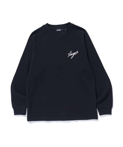 XLARGE(エクストララージ)の「WAFFLE RAGLAN TOP(Tシャツ/カットソー・メンズ・カモフラージュ/マスタード/ブラック・S/M/L/XL)」の22枚目の写真
