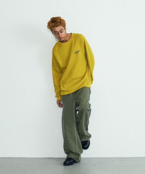 XLARGE(エクストララージ)の「WAFFLE RAGLAN TOP(Tシャツ/カットソー・メンズ・カモフラージュ/マスタード/ブラック・S/M/L/XL)」の13枚目の写真