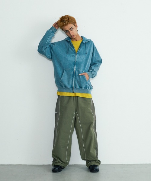 XLARGE(エクストララージ)の「WAFFLE RAGLAN TOP(Tシャツ/カットソー・メンズ・カモフラージュ/マスタード/ブラック・S/M/L/XL)」の14枚目の写真