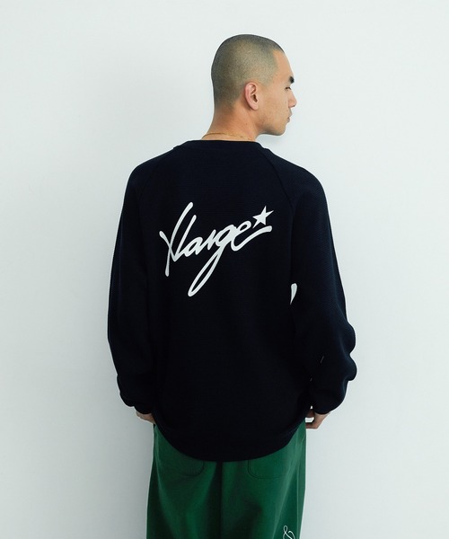 XLARGE(エクストララージ)の「WAFFLE RAGLAN TOP(Tシャツ/カットソー・メンズ・カモフラージュ/マスタード/ブラック・S/M/L/XL)」の16枚目の写真