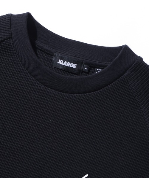 XLARGE(エクストララージ)の「WAFFLE RAGLAN TOP(Tシャツ/カットソー・メンズ・カモフラージュ/マスタード/ブラック・S/M/L/XL)」の4枚目の写真