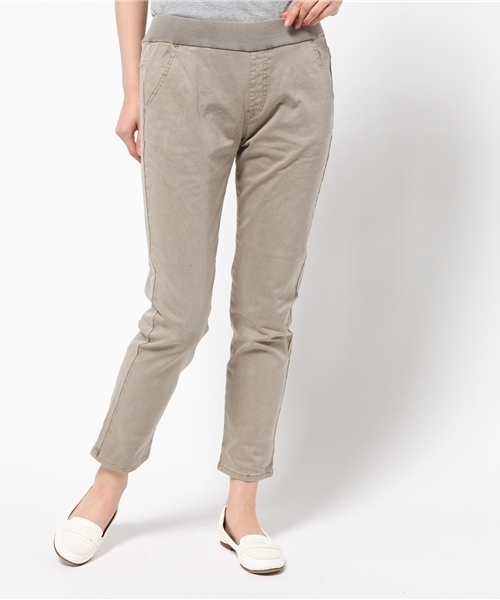 PUAL CE CIN（ピュアルセシン）の「Ｃ．ストレッチパギンス（その他パンツ・レディース・グレイッシュベージュ/ベージュ/グレー/オフホワイト/カーキ/ネイビー・FREE）」の4枚目の写真