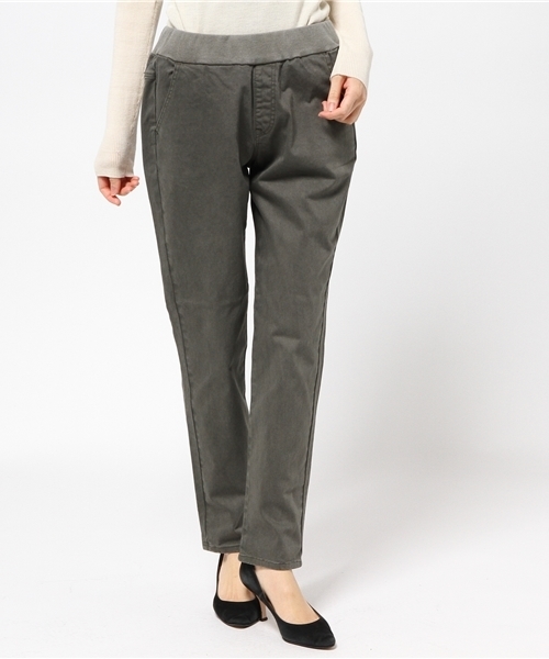 PUAL CE CIN（ピュアルセシン）の「Ｃ．ストレッチパギンス（その他パンツ・レディース・グレイッシュベージュ/ベージュ/グレー/オフホワイト/カーキ/ネイビー・FREE）」の5枚目の写真