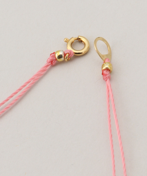 La TOTALITE(ラトータリテ)の「STEEN / スティン Code*Stone Necklace(ネックレス・レディース・ピンク・FREE)」の4枚目の写真