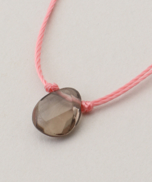 La TOTALITE(ラトータリテ)の「STEEN / スティン Code*Stone Necklace(ネックレス・レディース・ピンク・FREE)」の6枚目の写真