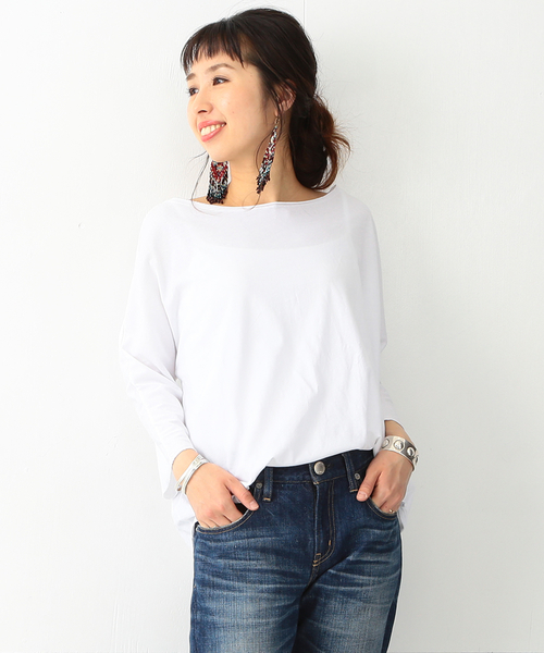 Ray BEAMS(レイビームス)の「Ray BEAMS LOS ANGELES / ドルマンスリーブ Tシャツ(Tシャツ/カットソー・レディース・ホワイト/チャコールグレー/ネイビー・ONE SIZE)」の8枚目の写真