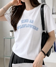 大人可愛く着回せる?【カレッジロゴ ベーシック Tシャツ】