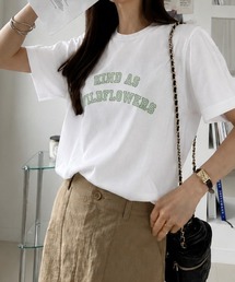大人可愛く着回せる?【カレッジロゴ ベーシック Tシャツ】