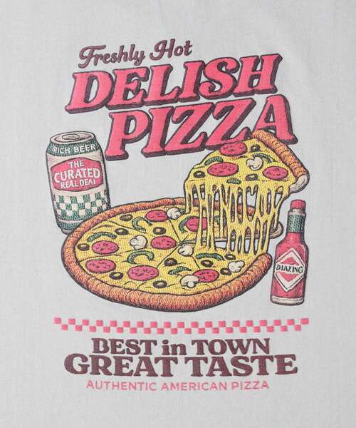 Right-on（ライトオン）の「フードプリントTシャツ（Tシャツ/カットソー・メンズ・ブラック系/ベージュ系その他3/ホワイト系1・05/03/04/06）」の15枚目の写真
