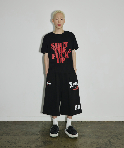 SCALLYWAG（スカリーワグ）の「LIPS クロップTシャツ[ブラック]（Tシャツ/カットソー・レディース・その他・MEDIUM/LARGE/SMALL）」の5枚目の写真