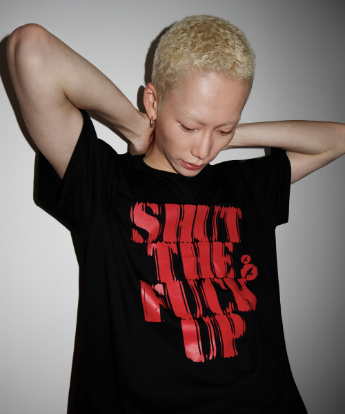 SCALLYWAG（スカリーワグ）の「LIPS クロップTシャツ[ブラック]（Tシャツ/カットソー・レディース・その他・MEDIUM/LARGE/SMALL）」の6枚目の写真