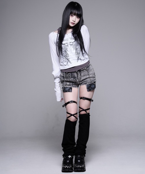 REFLEM(レフレム)の「『REFLEM/レフレム』キャミレイヤードL/S TEE/ロングスリーブカットソー(Tシャツ/カットソー・レディース・ホワイト/グレー/ブラック・FREE)」の18枚目の写真
