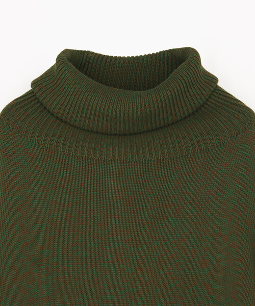 BASERANGE(ベースレンジ)の「BASERANGE/ベースレンジ CALLA TURTLENECK / カラ タートルネック ニット(ニット/セーター・レディース・オリーブ・SMALL)」の3枚目の写真
