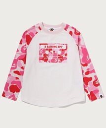 A BATHING APE | ABC CAMO CASSETTE TAPE RAGLAN LS TEE(Tシャツ/カットソー)