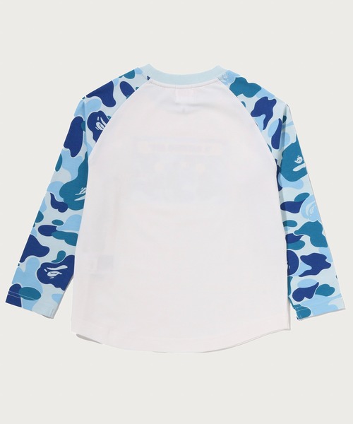 A BATHING APE（アベイシングエイプ）の「ABC CAMO CASSETTE TAPE RAGLAN LS TEE（Tシャツ/カットソー・キッズ・ピンク/グリーン/ブルー・100/140）」の5枚目の写真
