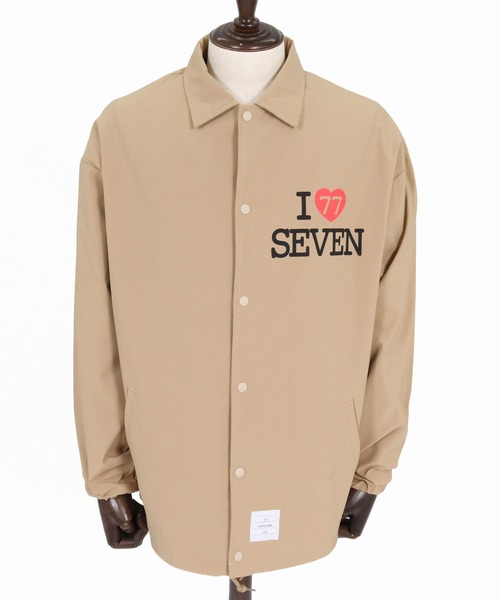 seventy seven(セブンティセブン)の「mj11763- recycle polyester coach jacket コーチジャケット(7726W290)(ブルゾン・メンズ・ブラック/ベージュ/ネイビー・M/L/XL)」の16枚目の写真