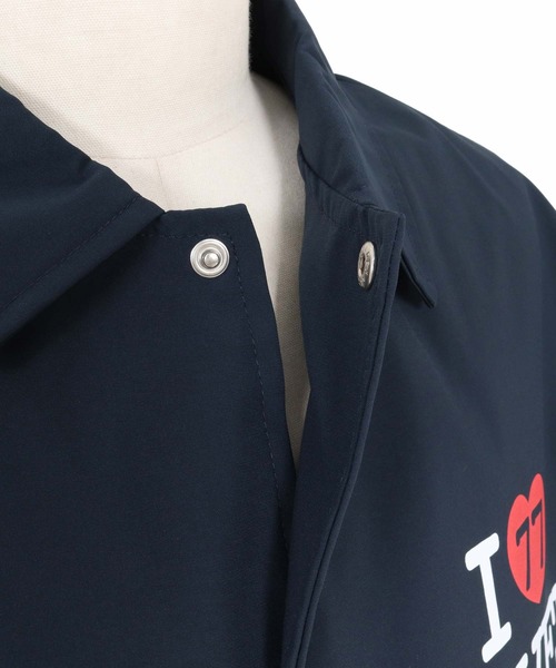 seventy seven(セブンティセブン)の「mj11763- recycle polyester coach jacket コーチジャケット(7726W290)(ブルゾン・メンズ・ブラック/ベージュ/ネイビー・M/L/XL)」の20枚目の写真