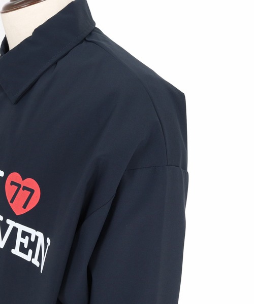 seventy seven(セブンティセブン)の「mj11763- recycle polyester coach jacket コーチジャケット(7726W290)(ブルゾン・メンズ・ブラック/ベージュ/ネイビー・M/L/XL)」の21枚目の写真