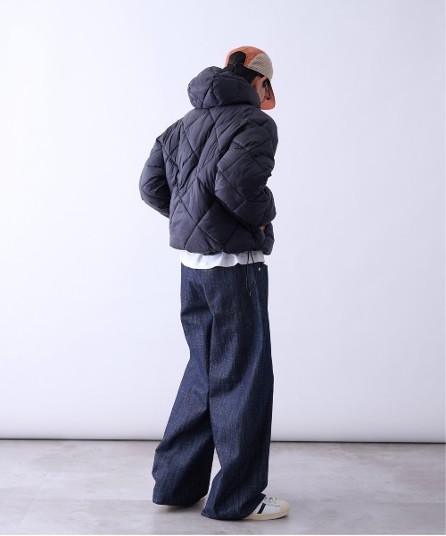 Perushu(ペルーシュ)の「WIDE SLUB TAPERED DENIM PANTS/ワイド スラブ テーパード デニム パンツ(その他パンツ・メンズ・インディゴブルー/ライトインディゴブルー・MEDIUM/LARGE/SMALL)」の8枚目の写真