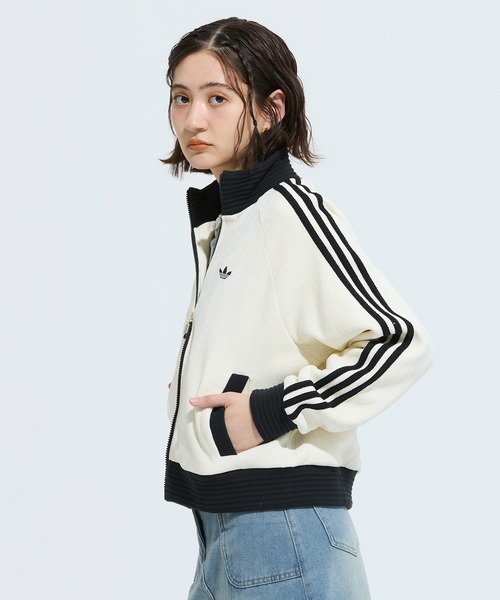 adidas（アディダス）の「カラー ジャケット / トラックジャケット / アディダスオリジナルス adidas Originals（ブルゾン・レディース・ホワイト・SMALL/MEDIUM/LARGE/X-LARGE/XX-LARGE/X-SMALL/3XL）」の3枚目の写真