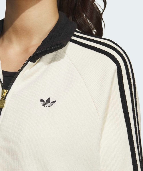 adidas（アディダス）の「カラー ジャケット / トラックジャケット / アディダスオリジナルス adidas Originals（ブルゾン・レディース・ホワイト・SMALL/MEDIUM/LARGE/X-LARGE/XX-LARGE/X-SMALL/3XL）」の6枚目の写真