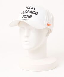 NIKE(�i�C�L)��NIKE �i�C�L U YMH A-FRAME CAP �L���b�v IR0793 100WHITE/SFTY O(�L���b�v)