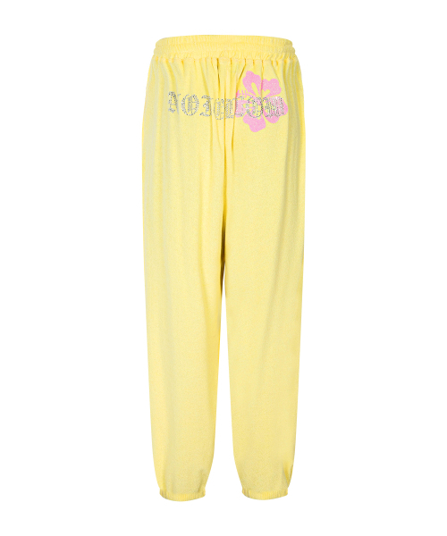 PLEASENOFOLLOW(プリーズノーフォロー)の「Weenie Terry Jogger Pants (Yellow)(スウェットパンツ・レディース・その他・FREE)」の3枚目の写真