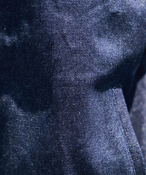 FREAK'S STORE（フリークスストア）の「UMBRO × FREAK'S STORE/アンブロ 別注 DENIM Track Jacket 10oz/デニム トラックジャケット（その他アウター・レディース・ネイビー/ブラック・ﾌﾘ-）」の16枚目の写真
