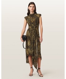 PERSIA ASYMMETRIC MIDI DRESS | PERSIA アシンメトリー ミディ ドレス・ワンピース