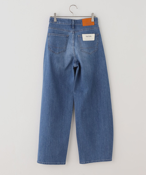 U by SPICK&SPAN(ユーバイスピックアンドスパン)の「《 追加 / 新色 》SOMETHING / サムシング HANA CURVE TAPERED(デニムパンツ・レディース・ブラック/ブルー・SMALL/MEDIUM/LARGE)」の13枚目の写真