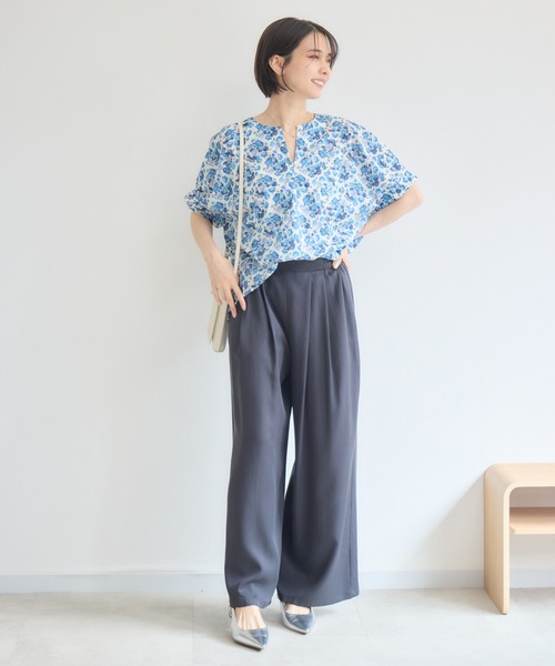 KATHARINE ROSS(キャサリンロス)の「セル・フローパンツ(その他パンツ・レディース・ダークブラウン/ブラック・FREE)」の8枚目の写真