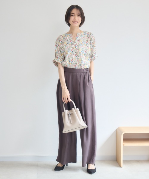 KATHARINE ROSS(キャサリンロス)の「セル・フローパンツ(その他パンツ・レディース・ダークブラウン/ブラック・FREE)」の21枚目の写真