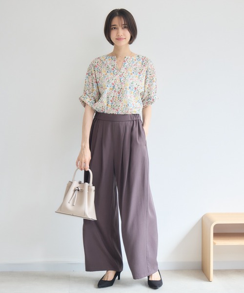 KATHARINE ROSS(キャサリンロス)の「セル・フローパンツ(その他パンツ・レディース・ダークブラウン/ブラック・FREE)」の22枚目の写真
