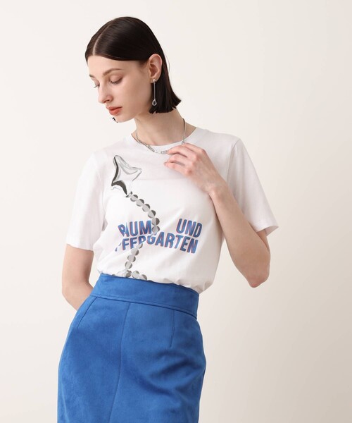 allureville(アルアバイル)の「【BAUM UND PFERDGARTEN(バウムアンドヘルガーデン)】BALLON T-SHIRTS(Tシャツ/カットソー・レディース・ホワイト/ライトブルー・0)」の6枚目の写真