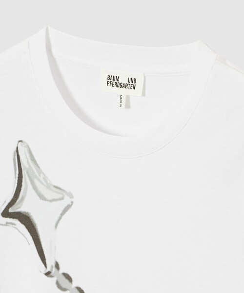 allureville(アルアバイル)の「【BAUM UND PFERDGARTEN(バウムアンドヘルガーデン)】BALLON T-SHIRTS(Tシャツ/カットソー・レディース・ホワイト/ライトブルー・0)」の12枚目の写真