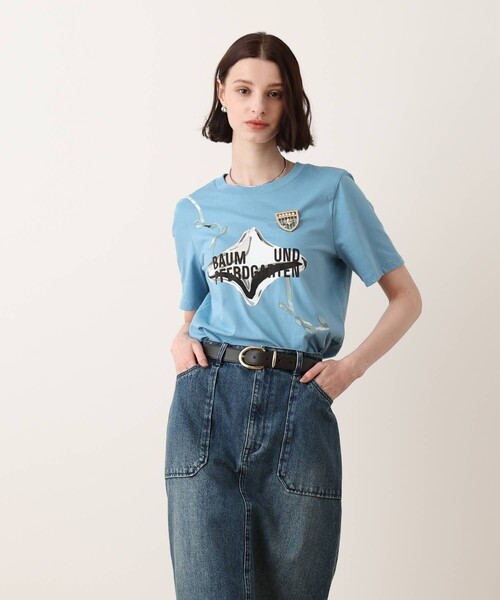 allureville(アルアバイル)の「【BAUM UND PFERDGARTEN(バウムアンドヘルガーデン)】BALLON T-SHIRTS(Tシャツ/カットソー・レディース・ホワイト/ライトブルー・0)」の18枚目の写真