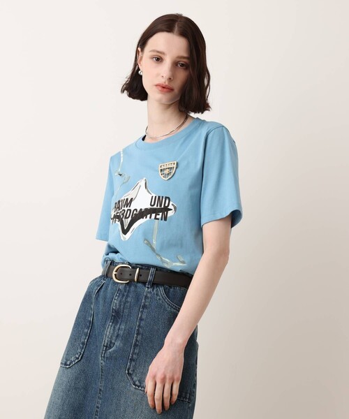 allureville(アルアバイル)の「【BAUM UND PFERDGARTEN(バウムアンドヘルガーデン)】BALLON T-SHIRTS(Tシャツ/カットソー・レディース・ホワイト/ライトブルー・0)」の20枚目の写真