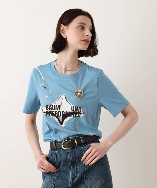 allureville(アルアバイル)の「【BAUM UND PFERDGARTEN(バウムアンドヘルガーデン)】BALLON T-SHIRTS(Tシャツ/カットソー・レディース・ホワイト/ライトブルー・0)」の21枚目の写真