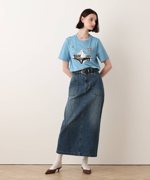 allureville(アルアバイル)の「【BAUM UND PFERDGARTEN(バウムアンドヘルガーデン)】BALLON T-SHIRTS(Tシャツ/カットソー・レディース・ホワイト/ライトブルー・0)」の22枚目の写真